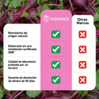 Cápsulas de Remolacha Vida Raíz para Favorecer la Circulación y la Vitalidad*