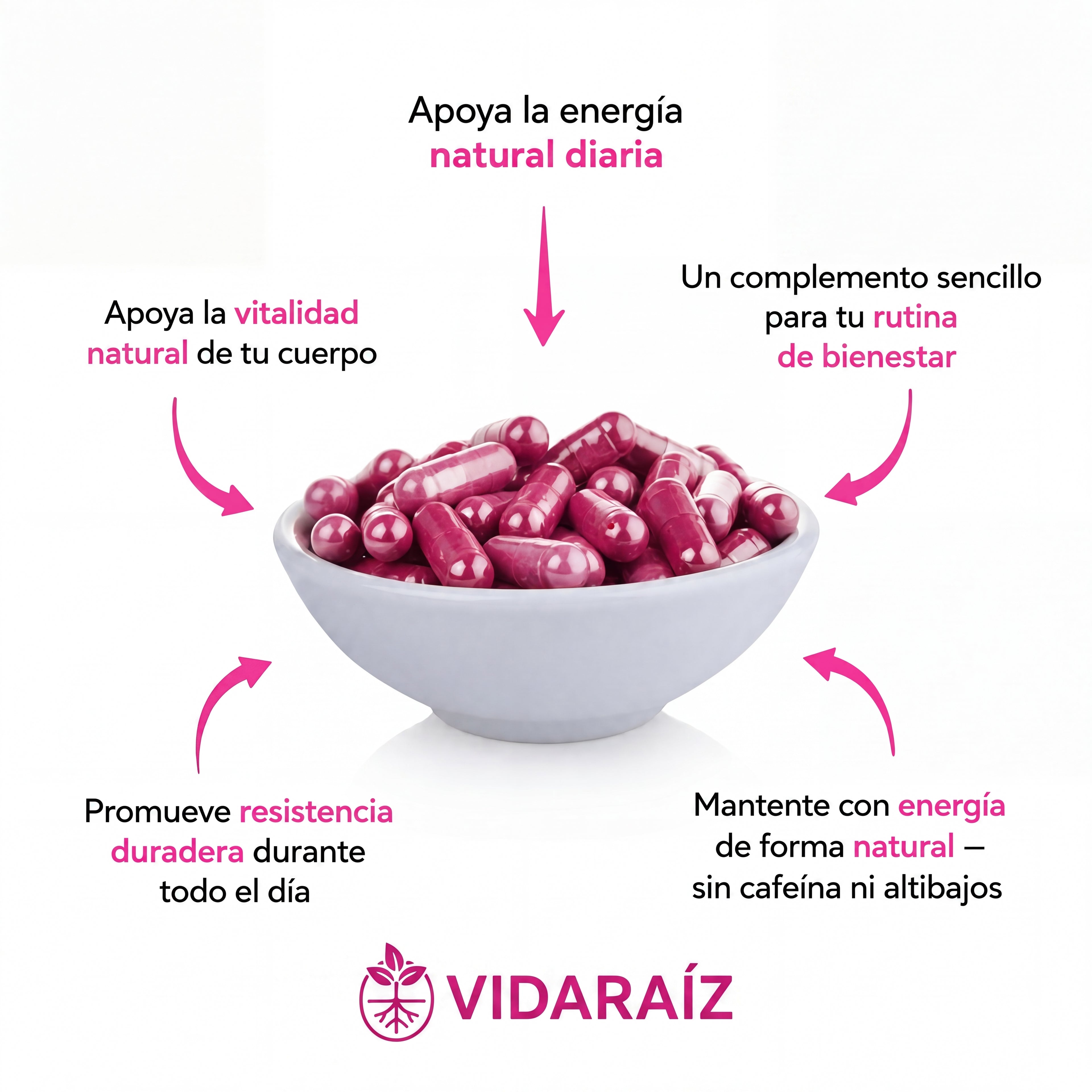 Cápsulas de Remolacha Vida Raíz para Favorecer la Circulación y la Vitalidad*