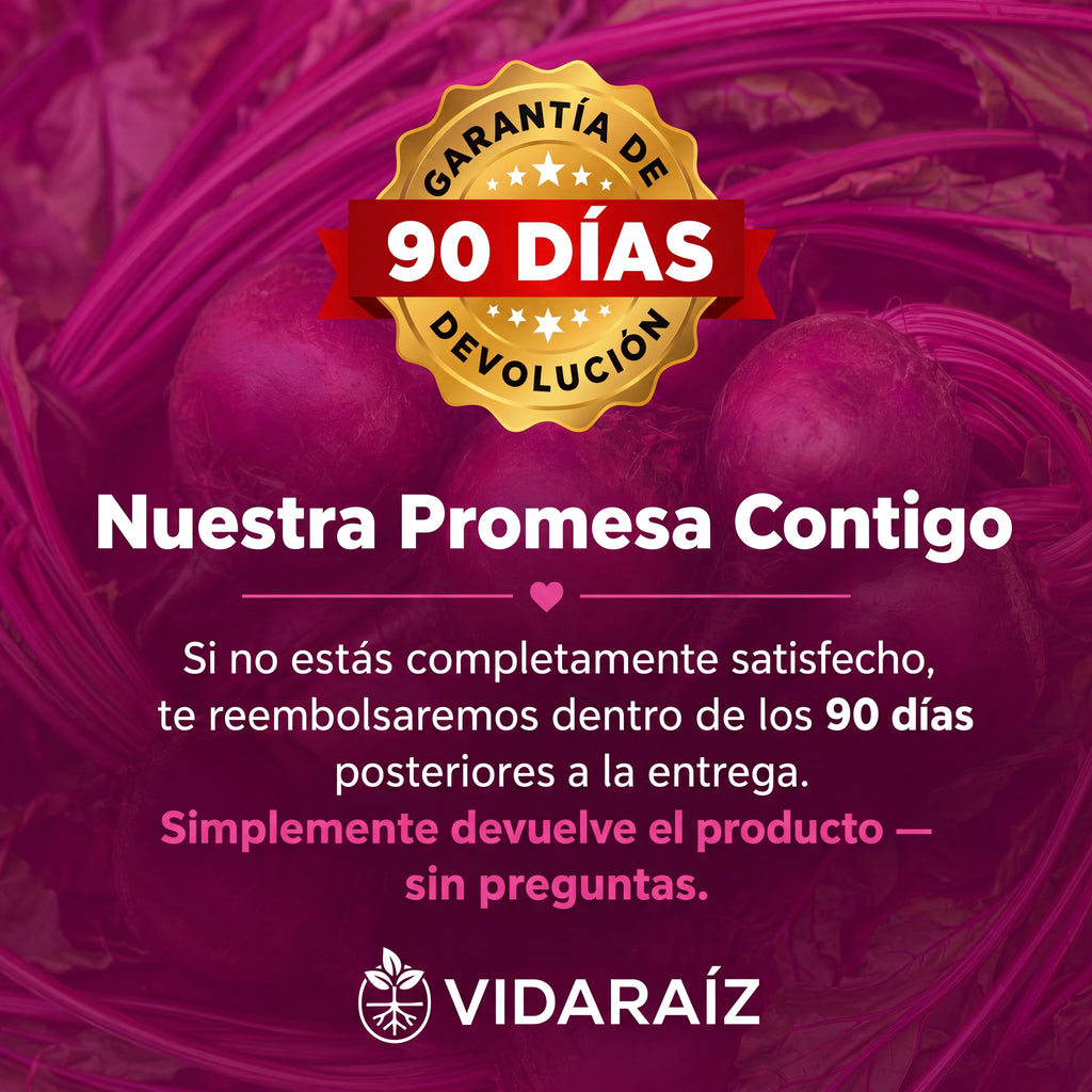 Cápsulas de Remolacha Vida Raíz para Favorecer la Circulación y la Vitalidad*