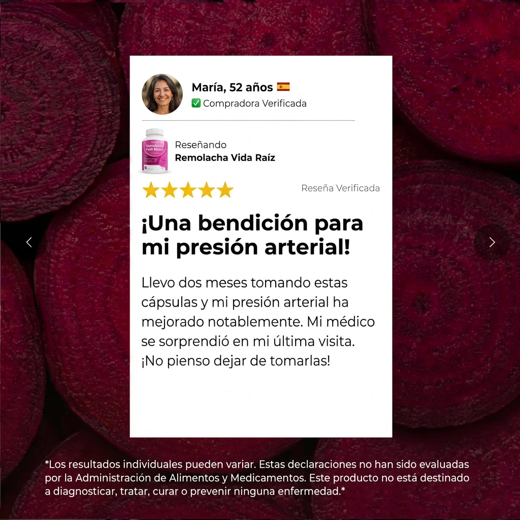 Cápsulas de Remolacha Vida Raíz para Favorecer la Circulación y la Vitalidad*